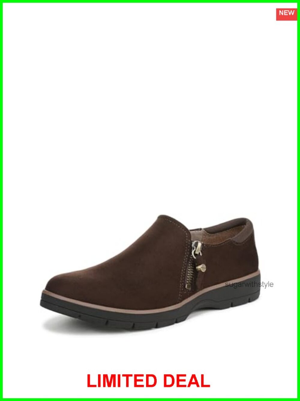 Women's Slip-On Shootie Comfort Casual Shoes with Side Zipper
